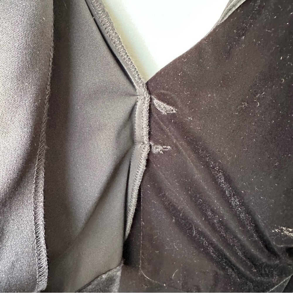 Alex Evenings Black Velvet Jacket/Skirt Glam Formal Petite - Picture 5 of 15